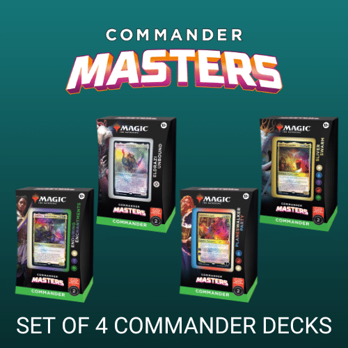 Commander Masters Set of 4 Commander Decks image 0